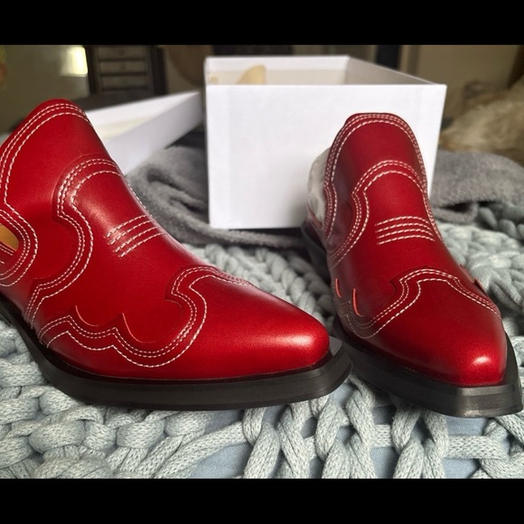 Ganni Western Embroidered boots - Picture 4 of 6